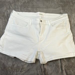 Old Navy denim white shorts, 16